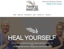 Tablet Screenshot of healingexercise.org